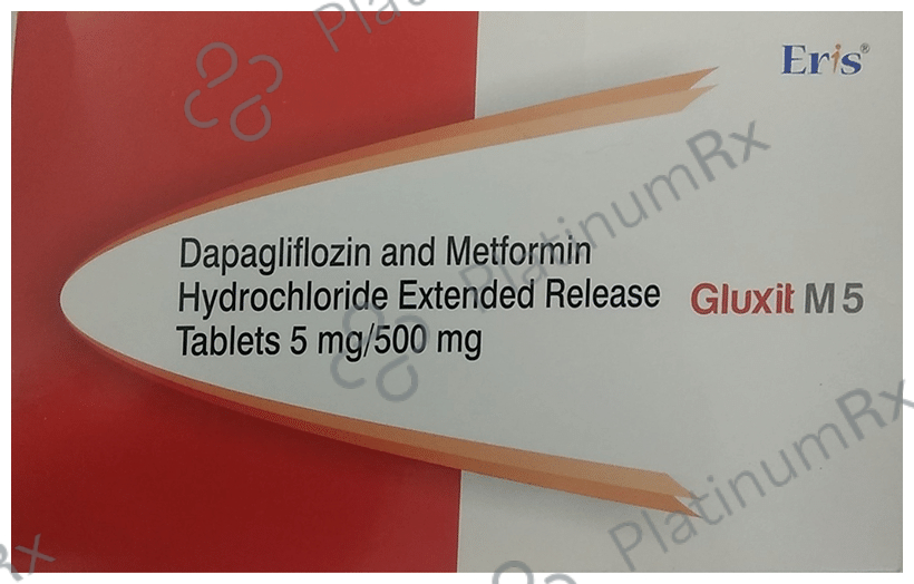 Gluxit M 5/500mg Tablet ER 10s