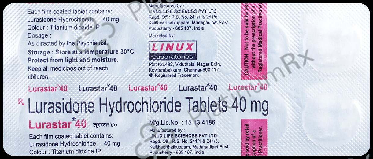 Lurastar 40mg Tablet