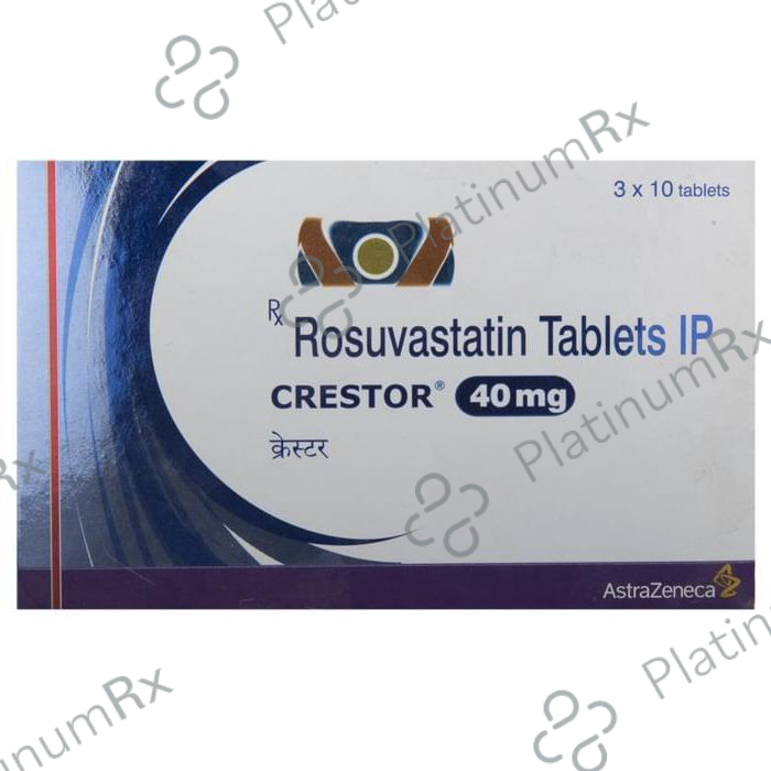 Crestor 40mg Tablet 10 tablets