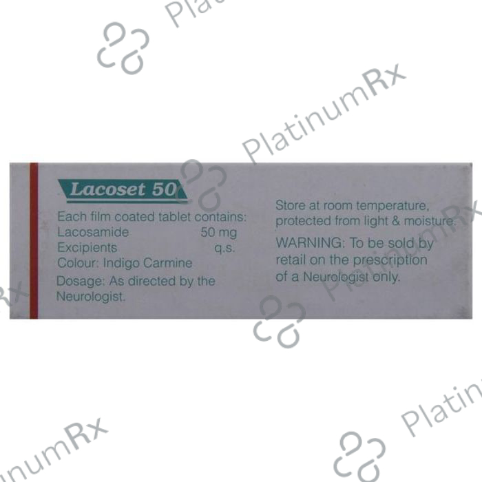Lacoset 50mg Tablet 10s