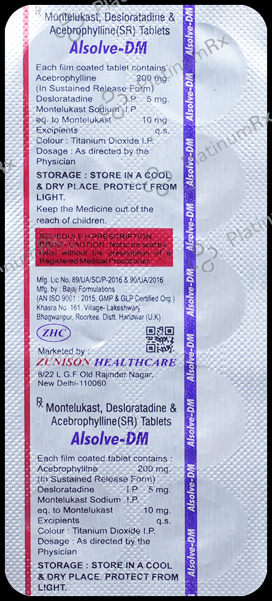 Alsolve-DM Tablet
