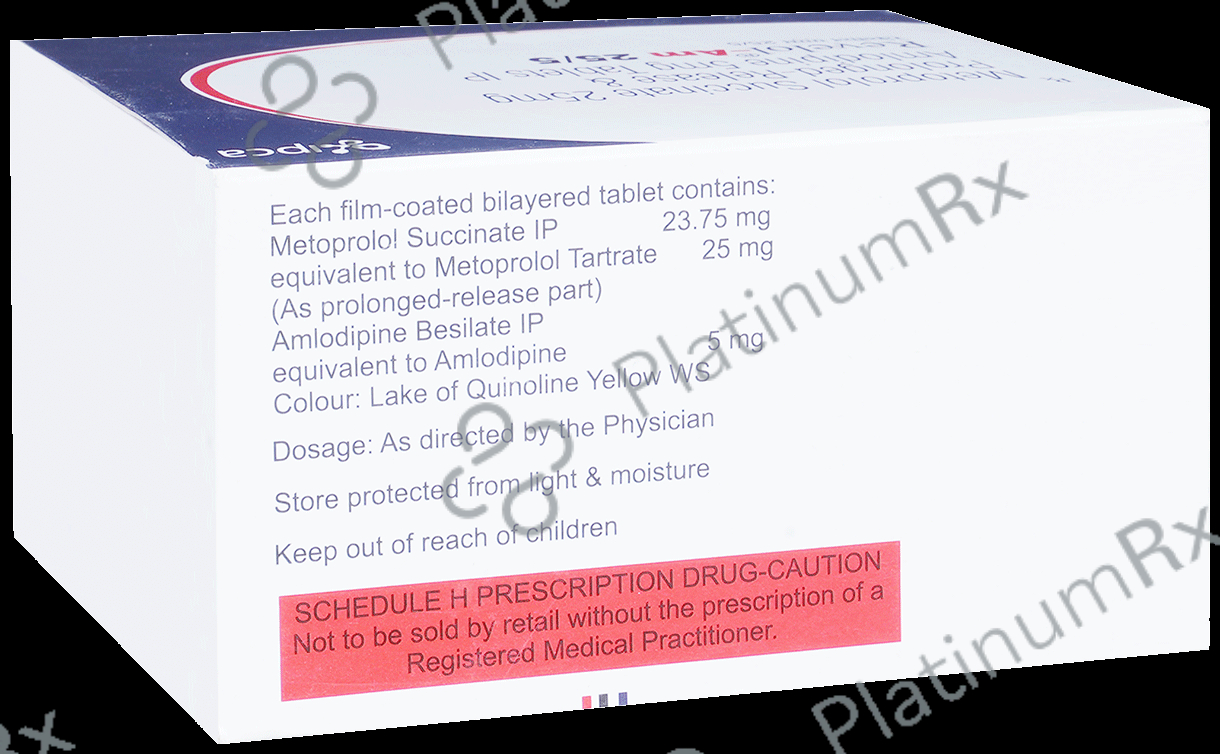 Revelol AM 25/5mg Tablet PR 15s