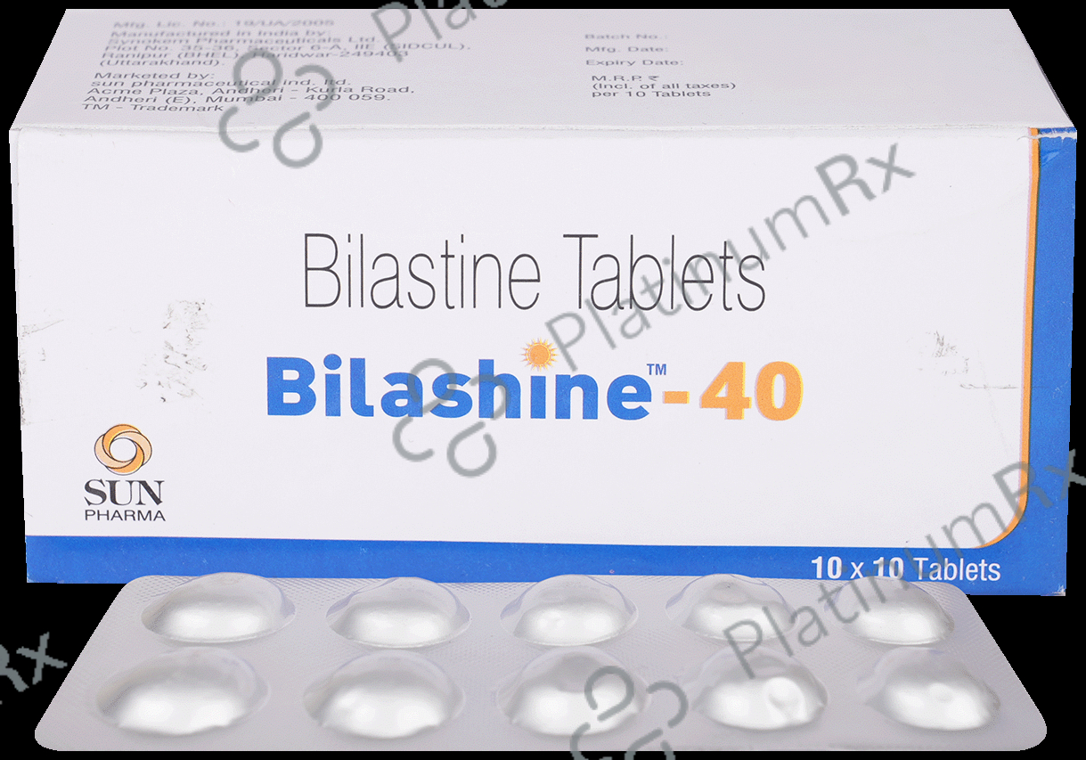 Bilashine 40mg Tablet 10s