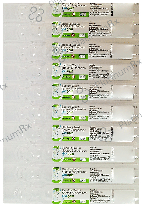 Gutgain Oral Suspension (5ml Each) 10s