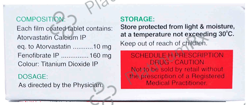 Zivast F 10 10/160mg Tablet 10s