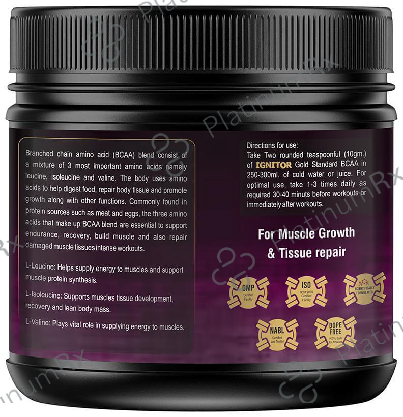Ignitor Gold Standard BCAA Powder