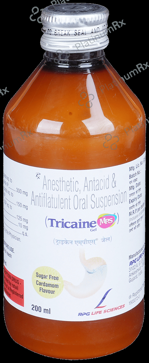 Tricaine MPS Gel Oral Suspension 200ml