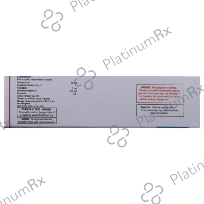 Eritel Trio 5/12.5/40mg Tablet 15s