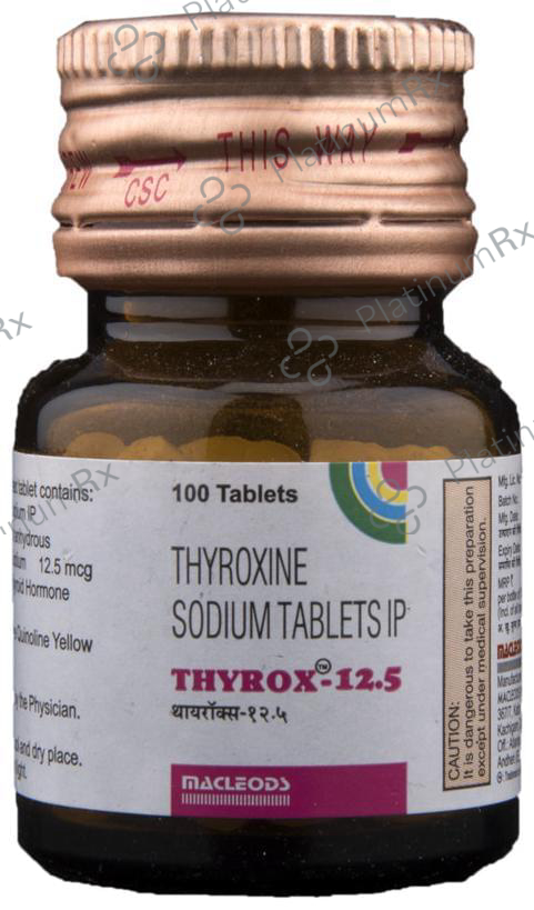 Thyrox 12.5 Tablet 100 tablets