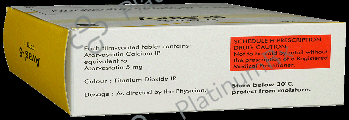Avas 5mg Tablet 30s