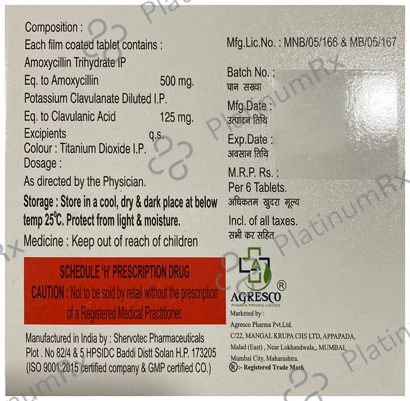 Clecimox 625 Tablet