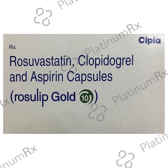 Rosulip Gold 10/75/75mg Capsule 10s