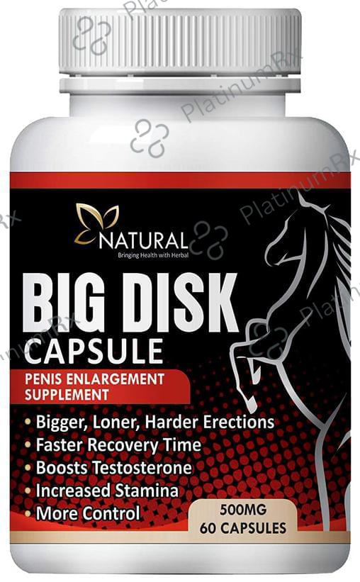 Natural Big Disk 500mg Capsule