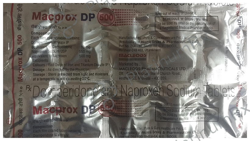 Macprox DP 10/500mg Tablet 10s