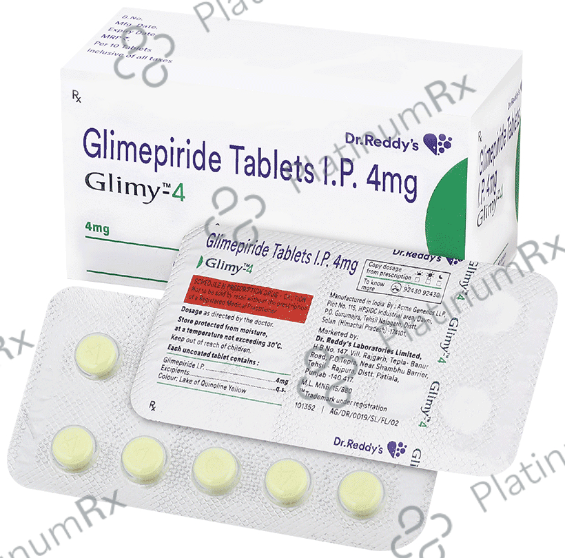 Glimy 4mg Tablet 10s