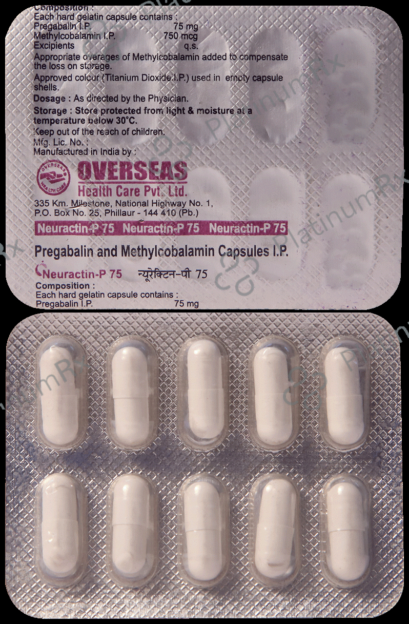 Neuractin-P 75 Capsule