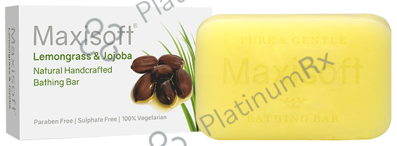 Maxisoft Lemongrass & Jojoba Bathing Bar (75gm Each) 3 units