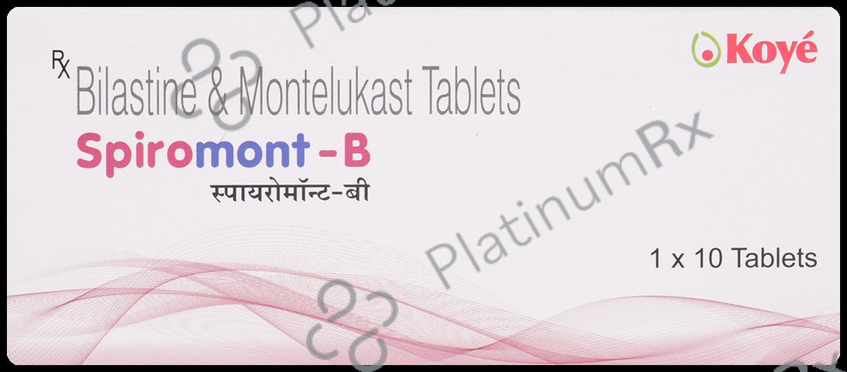 Spiromont B 20/10mg Tablet 10s