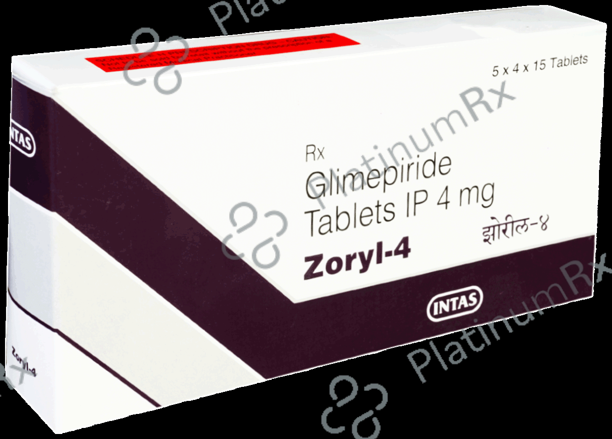 Zoryl 4mg Tablet 15s