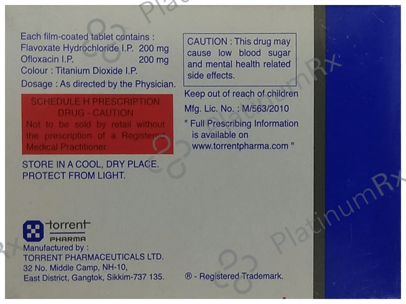 Flavospas O 200 mg/200 mg Tablet