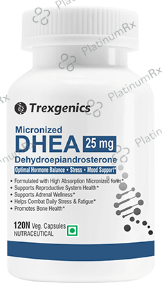 Trexgenics Micronized DHEA 25mg Veg Capsule