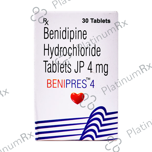 Benipres 4mg Tablet 30s