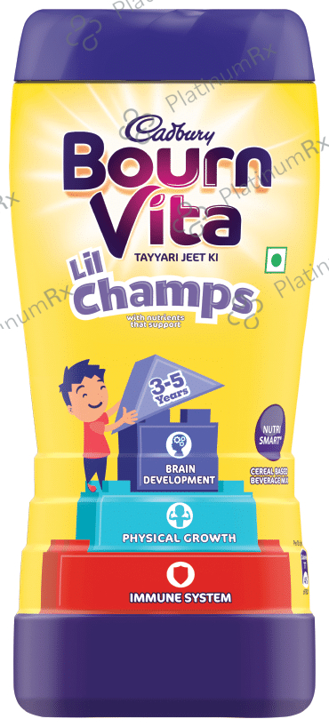 Cadbury Bournvita Lil Champs Health Drink - For Brain Development, Physical Growth & Immunity - 3-5 Years