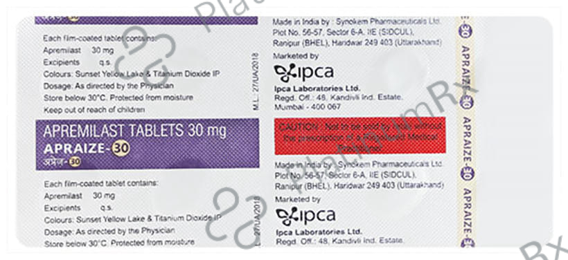 Apraize 30mg Tablet 10s