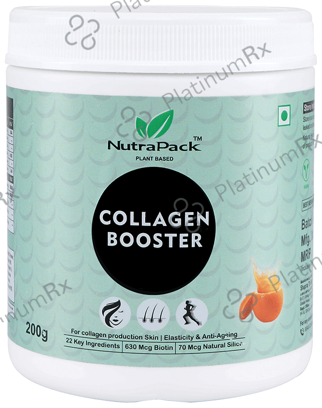 NutraPack Plant Based Collagen Booster Powder Orange