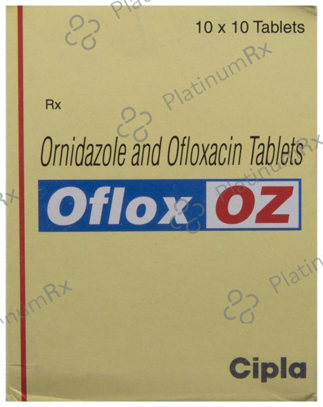 Oflox OZ 200/500mg Tablet 10s