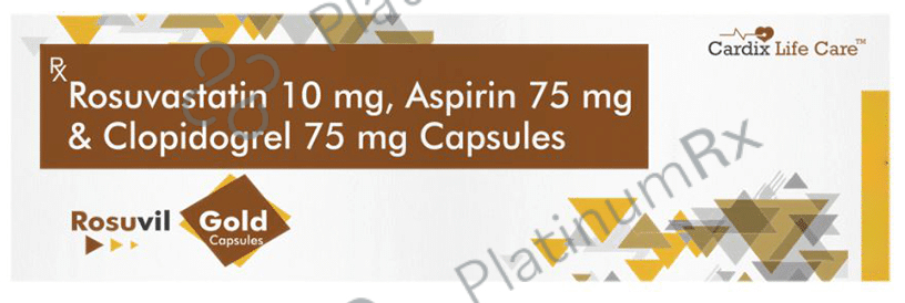 Rosuvil Gold 75mg/10mg/75mg Capsule