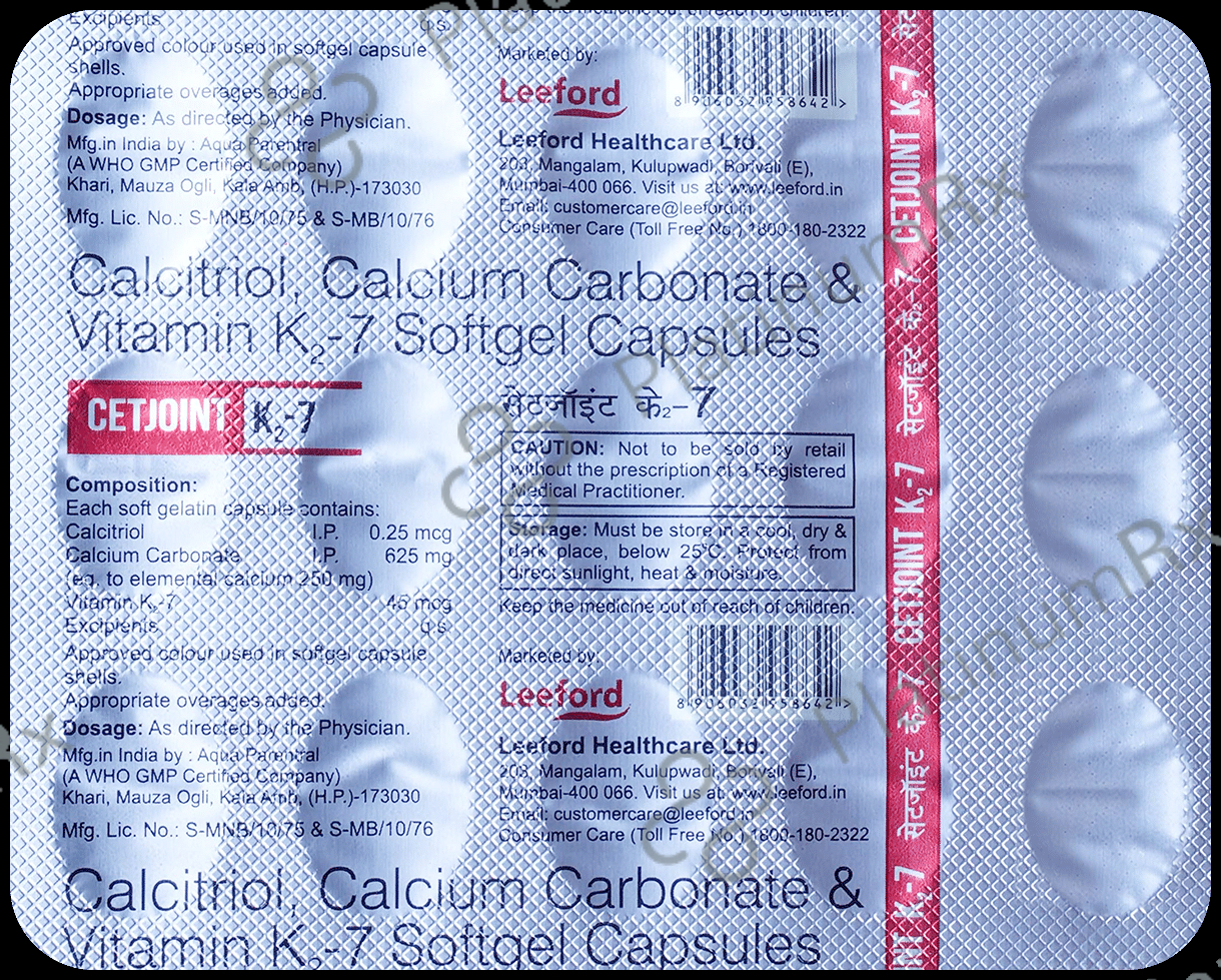 Cetjoint K2 7 Capsule 15s