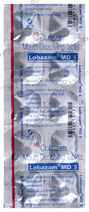 Lobazam MD 5 Tablet