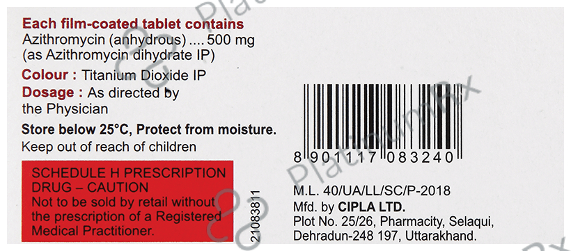 Azomycin 500 Tablet