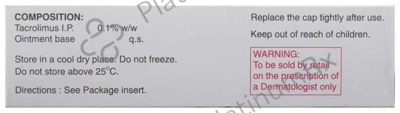 Tacroz Forte XL 0.1% Ointment 40gm