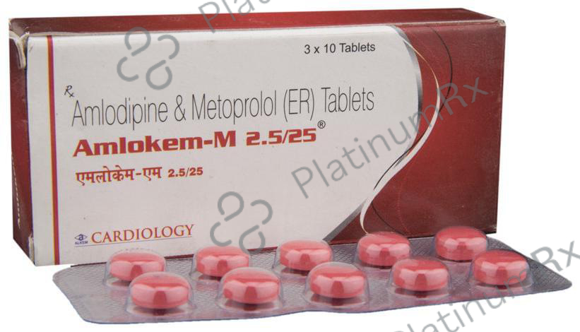 Amlokem M 2.5/25 Tablet