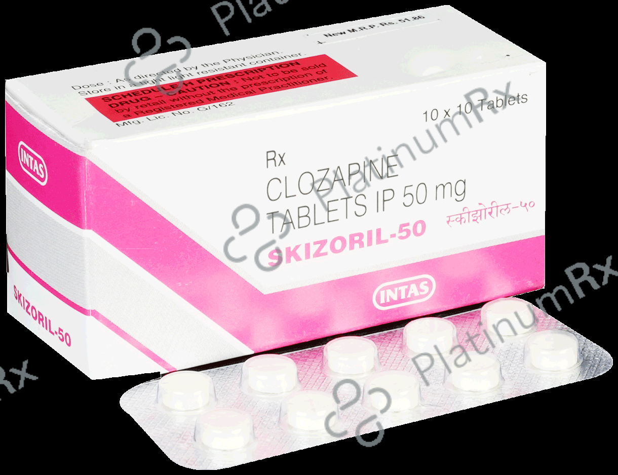 Skizoril 50mg Tablet 10s