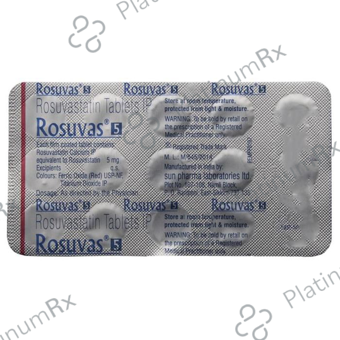 Rosuvas 5mg Tablet 15s