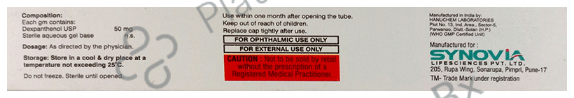 Dpnol Ophthalmic Gel