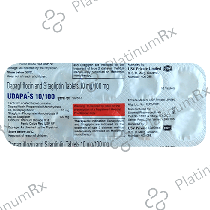 Udapa S 10/100mg Tablet 10s