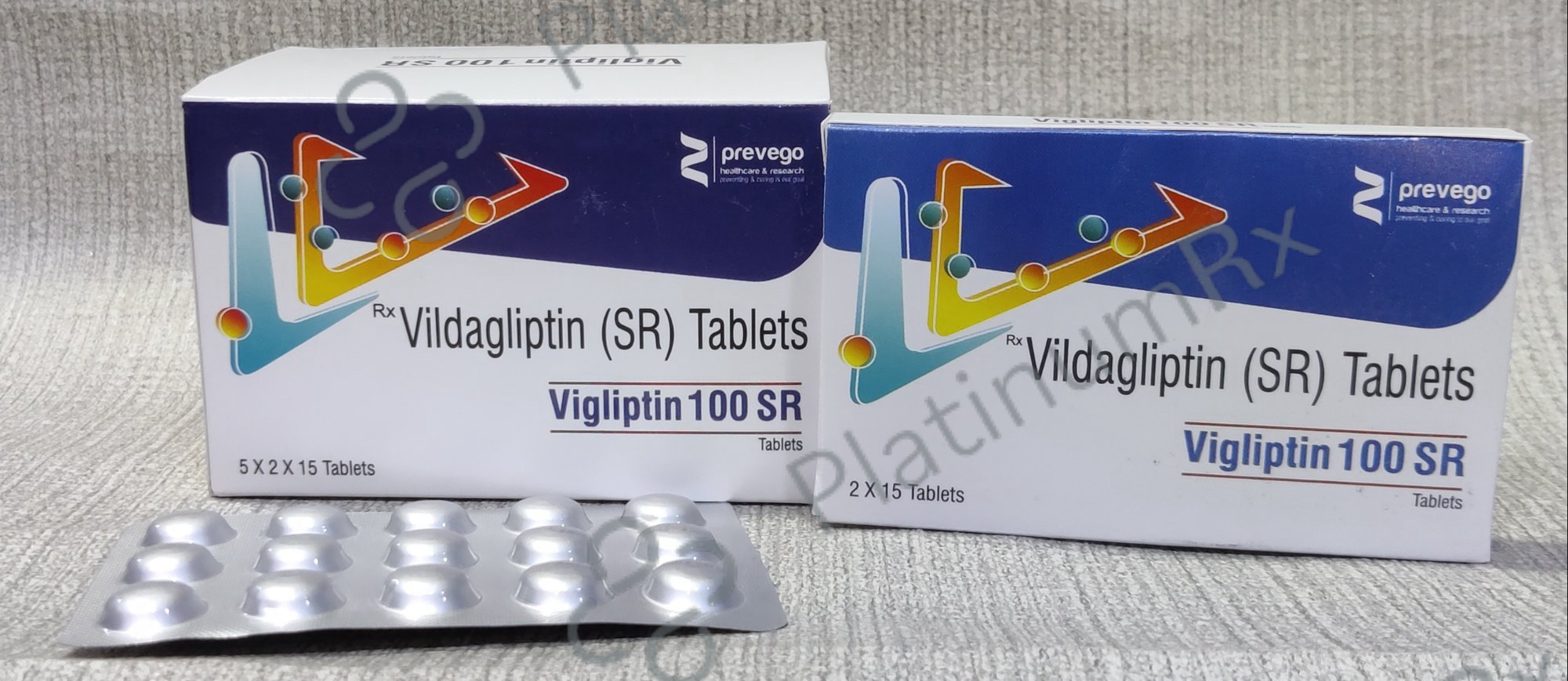 Vigliptin 100mg Tab SR 15s