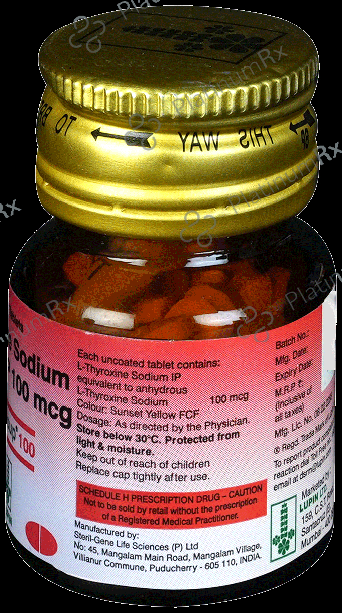 Thyroup 100mg Tablet 120s