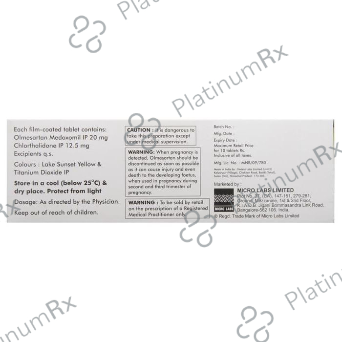 Olmat 20 CT Tablet 10 tablets