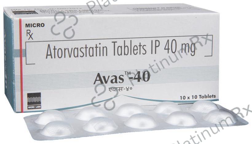 Avas 40mg Tablet 10s