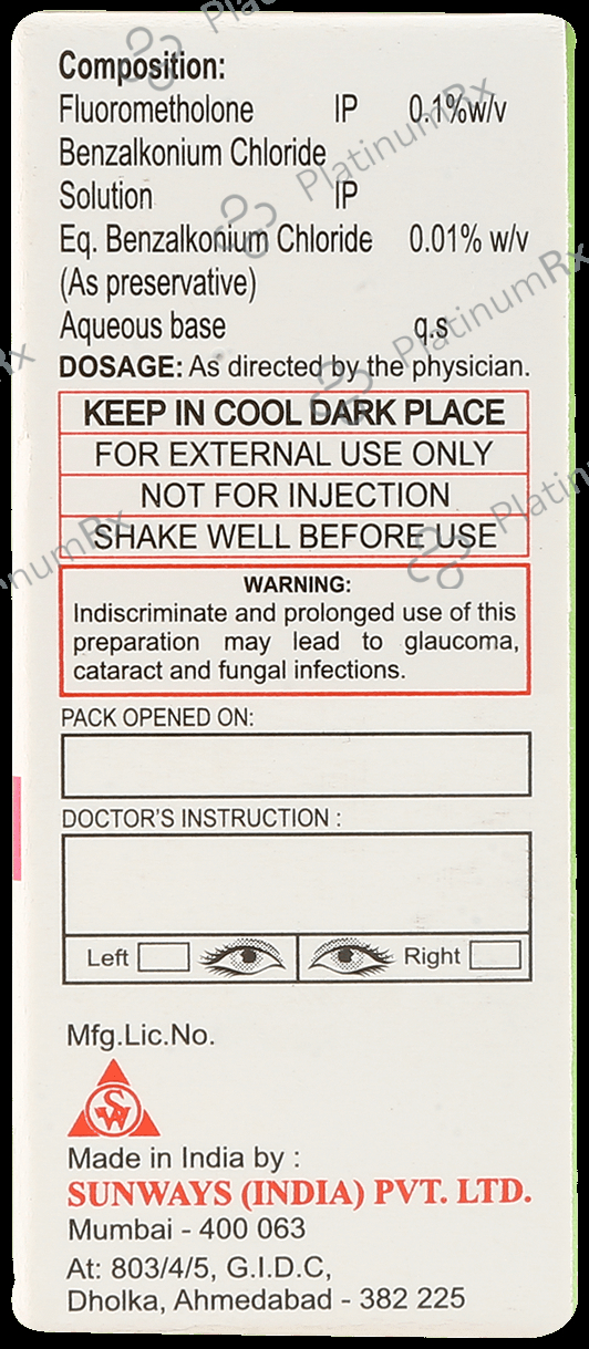 Fluocin Ophthalmic Suspension 5ml