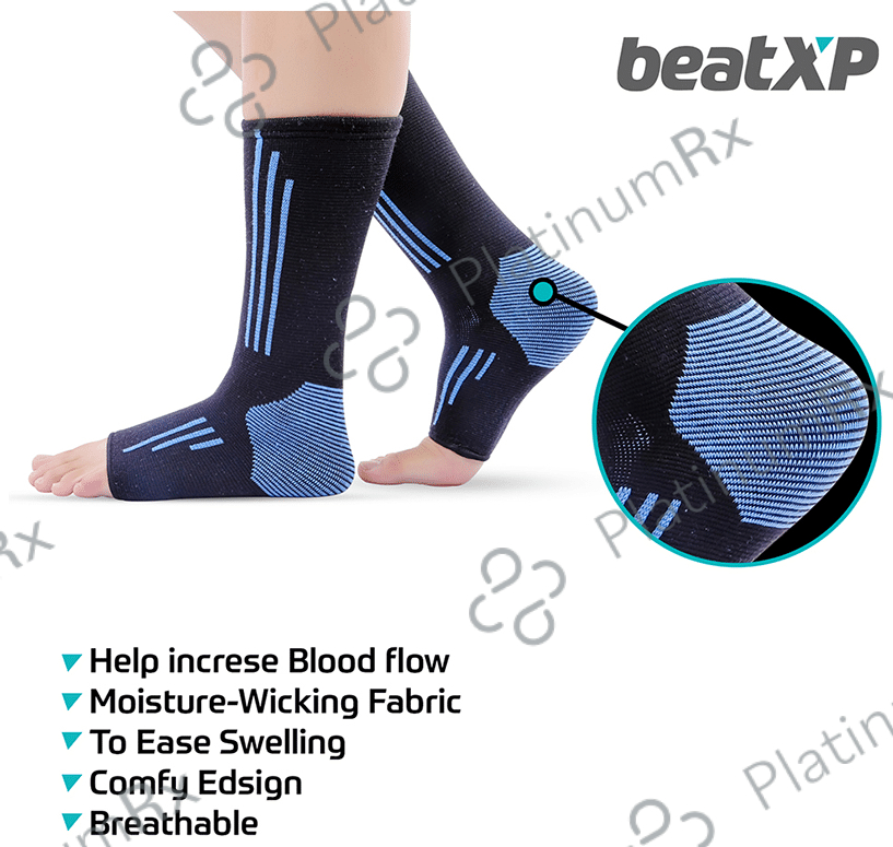 beatXP Ankle Support for Comfortable Ankle Positioning and Pain Relief Medium GHVORTKNG007