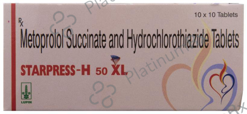 Starpress H 50/12.5mg XL Tablet 10s