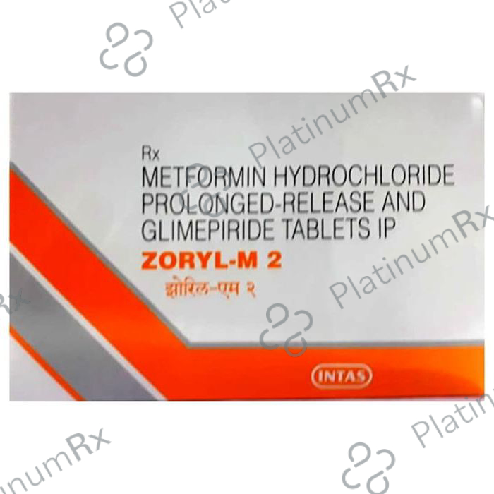 Zoryl M 2/500mg Tablet PR 20s