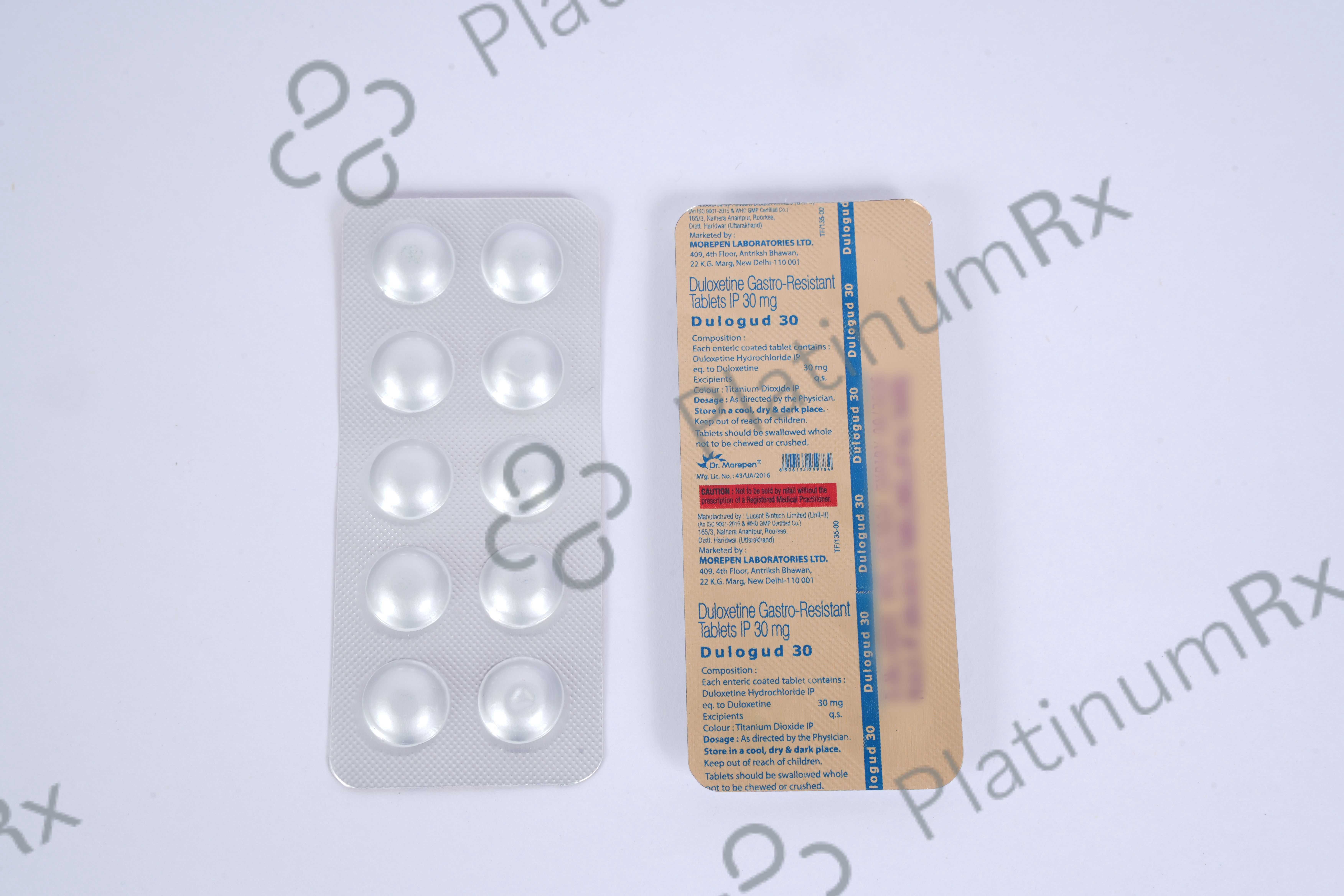 Dulogud 30mg Tablet 10s
