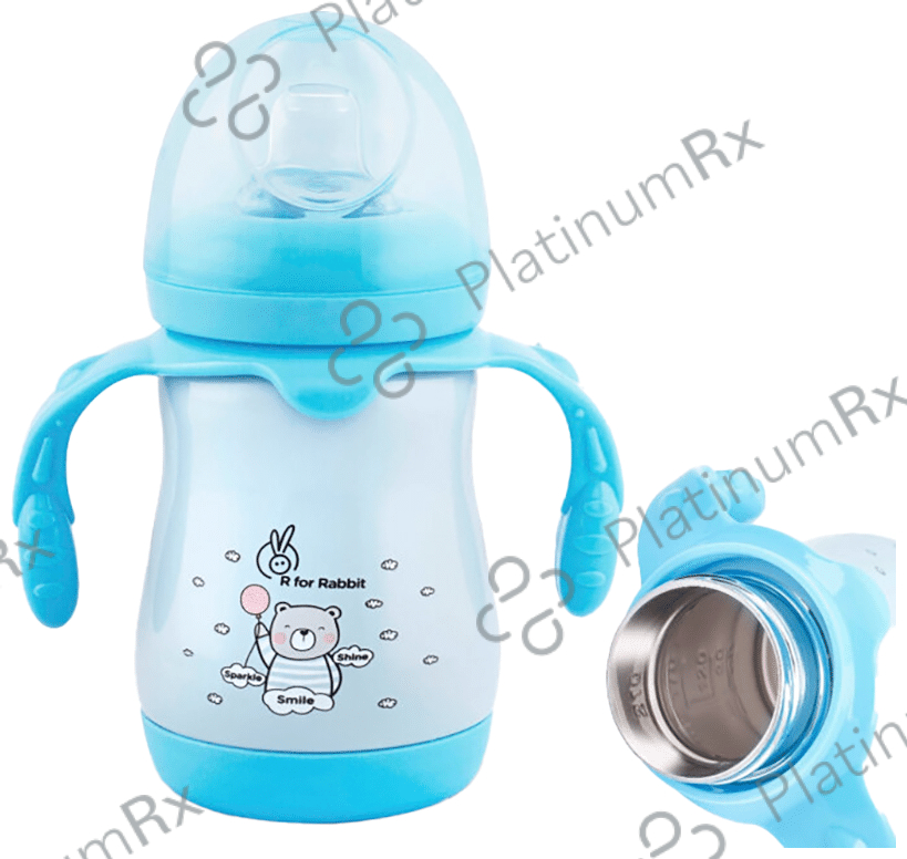 R for Rabbit Steebo Teddy Spout Cup Blue